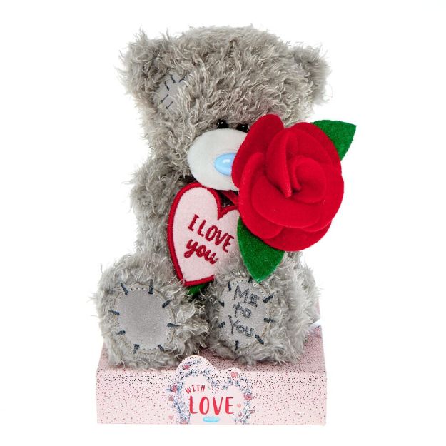 Picture of Me To You Tatty Teddy Love Heart & Rose Plush Bear