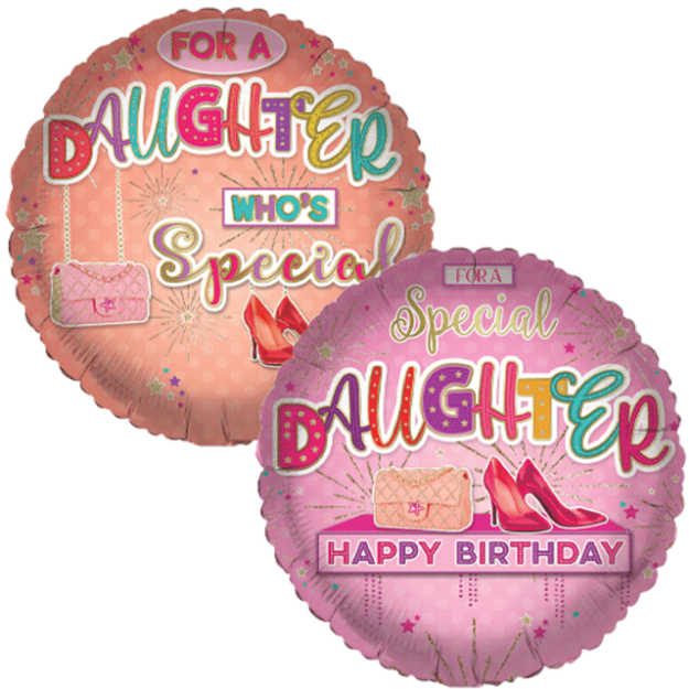 Picture of 18 inch For A Special Daughter Birthday Foil Balloons