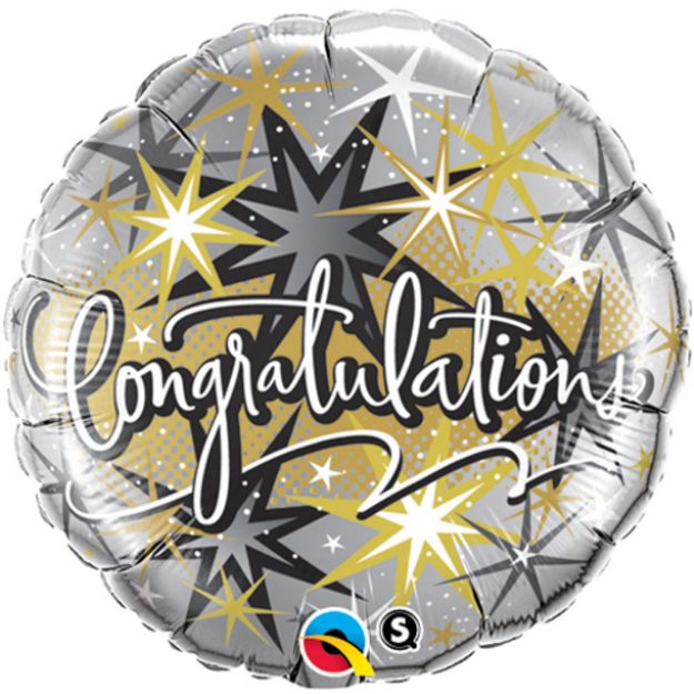 Picture of 18 inch Congratulations Elegant Foil Balloon 