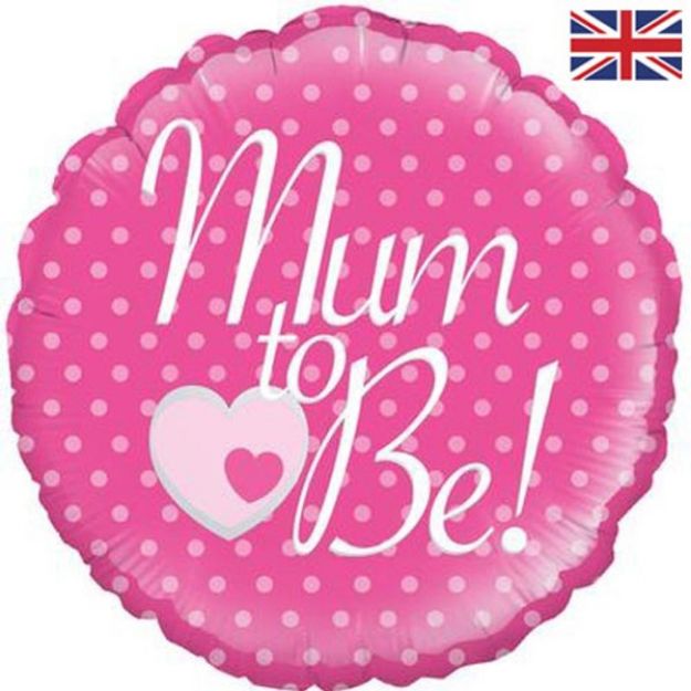 Picture of 18 inch Mum to Be Pink Foil Balloon 