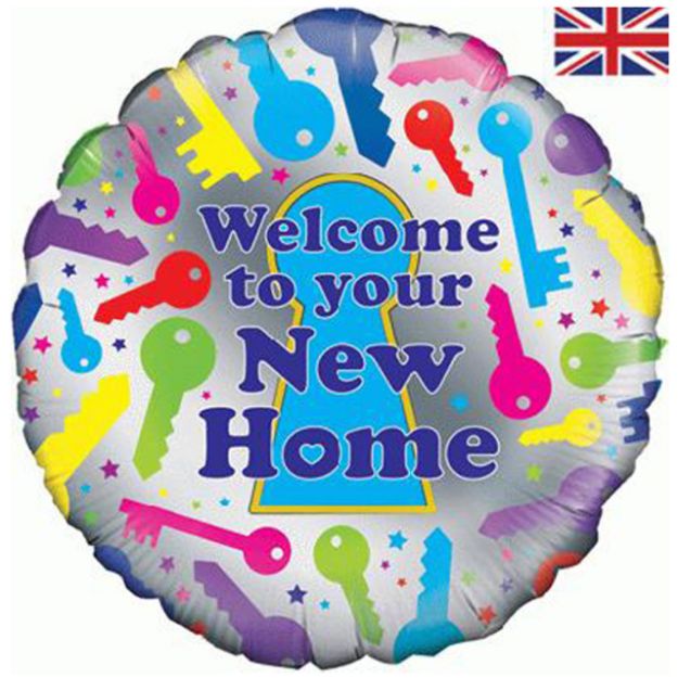 Picture of 18 inch Welcome To Your New Home Foil Balloon
