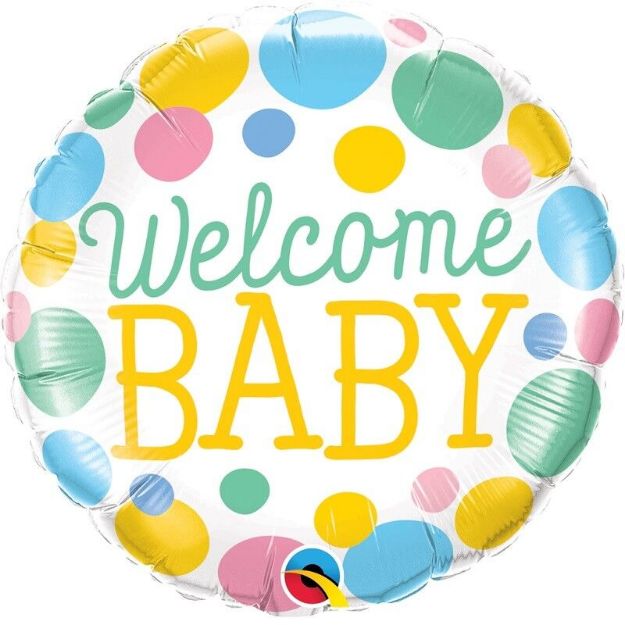 Picture of 18 inch Welcome Baby Foil Balloon 