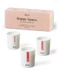 Picture of HAPPY SPACE AROMATHERAPY GIFT SET OF THREE - VOTIVE CANDLES