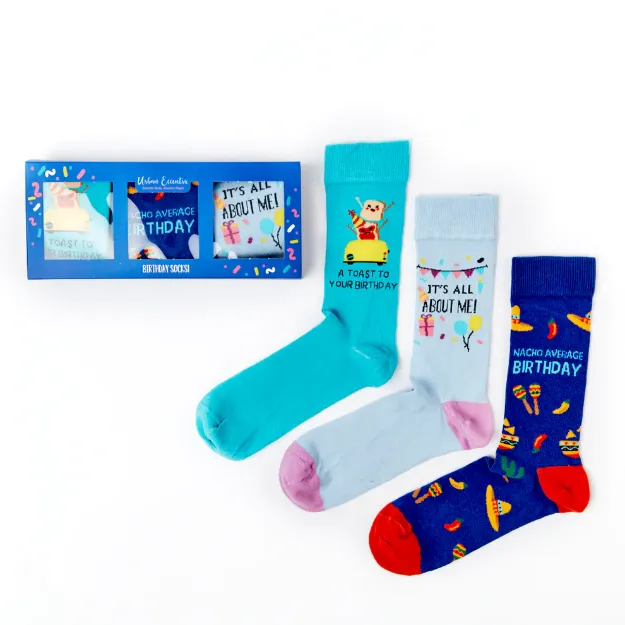 Picture of Unisex Birthday Socks Gift Set