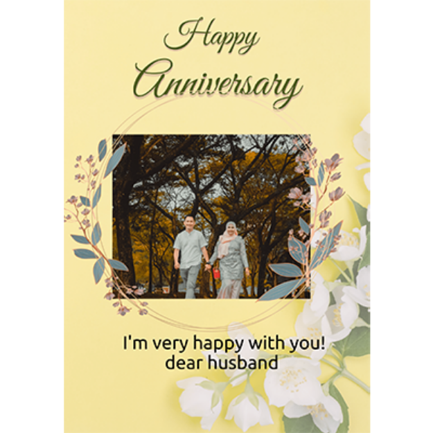 Picture of Personalised Anniversary Card