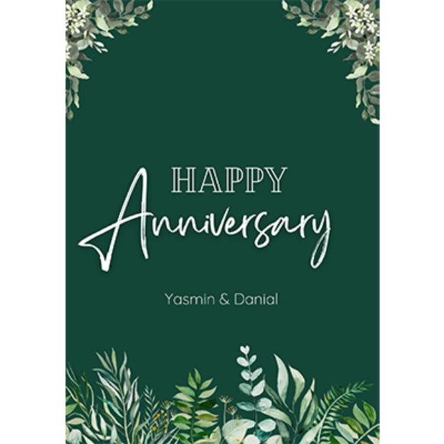 Picture of Personalised Anniversary Video Message Card