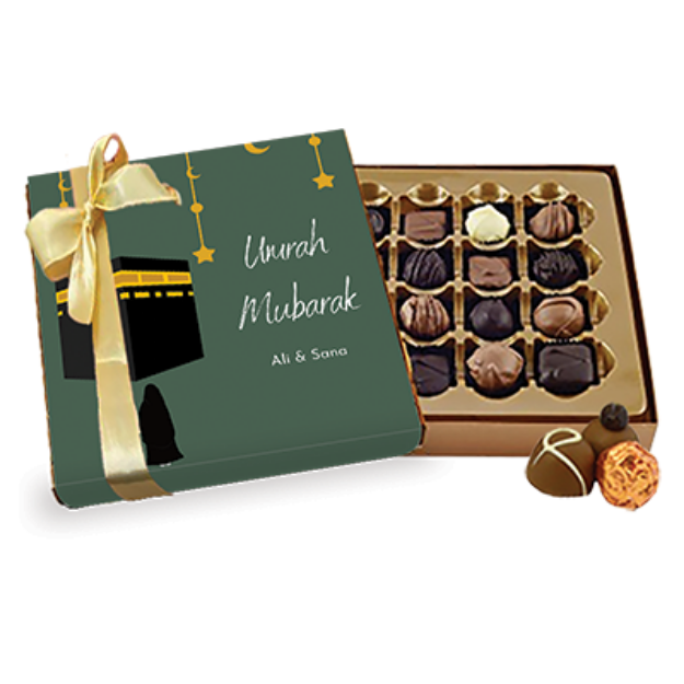 Picture of personalised Umrah Mubarak Chocolate