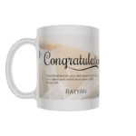 Picture of Personalised congratulation Mug 