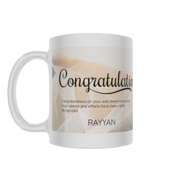 Picture of Personalised congratulation Mug 