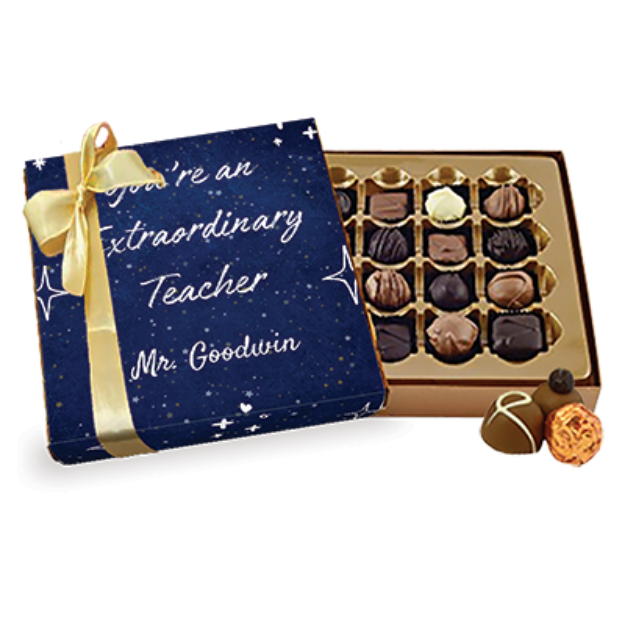 Picture of Thank You Teacher Personalised Chocolate